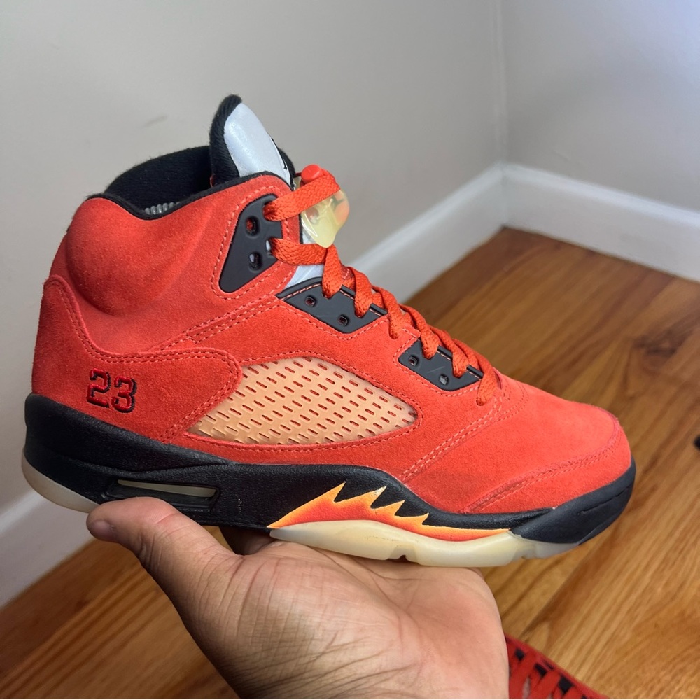 Jordan Athletic Shoes in Red and Black